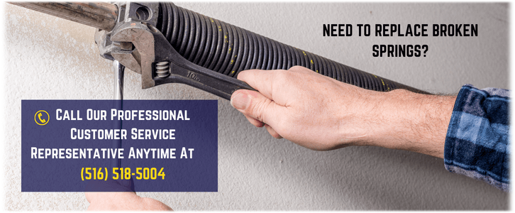 Broken Garage Door Spring Repair Hempstead NY